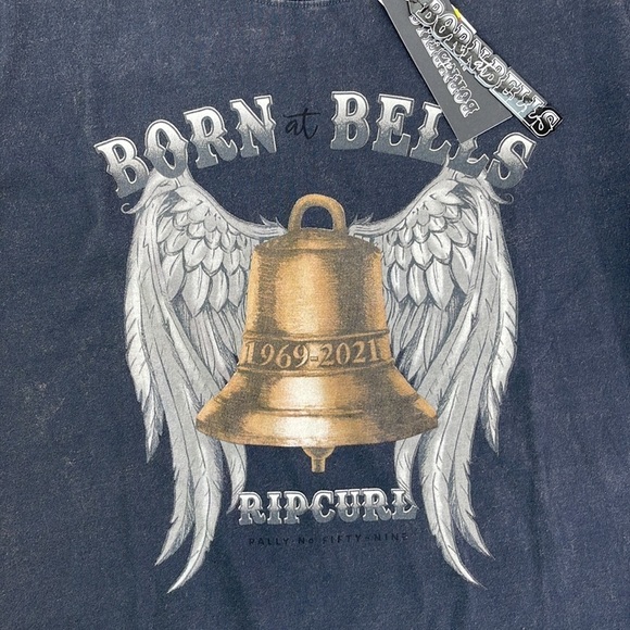 🔆RIP CURL🔆 BORN AT BELLS TEE 2021 SHORT SLEEVE - Picture 7 of 10
